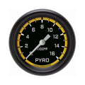 Classic Instruments Autocross Yellow 2-5/8" Exhaust Gas Tempature Gauge - AX398YBPF