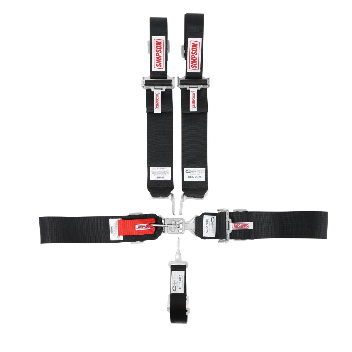 Simpson STD. Latch & Link 5pt. Harness - 29075BKH