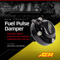 AEM Fuel Pulse Damper - 40-70 PSI - 6AN ORB - 25-4002