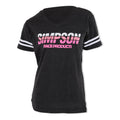 Simpson Ladies RACING STRIPES T - M - 45010M
