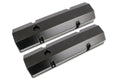 Mr. Gasket Fabricated Aluminum Valve Covers - Black Finish - 6818BG