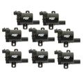 MSD Ignition Coil - Blaster Series - L-Series Truck Engine - Black - 8-Pack - 826383