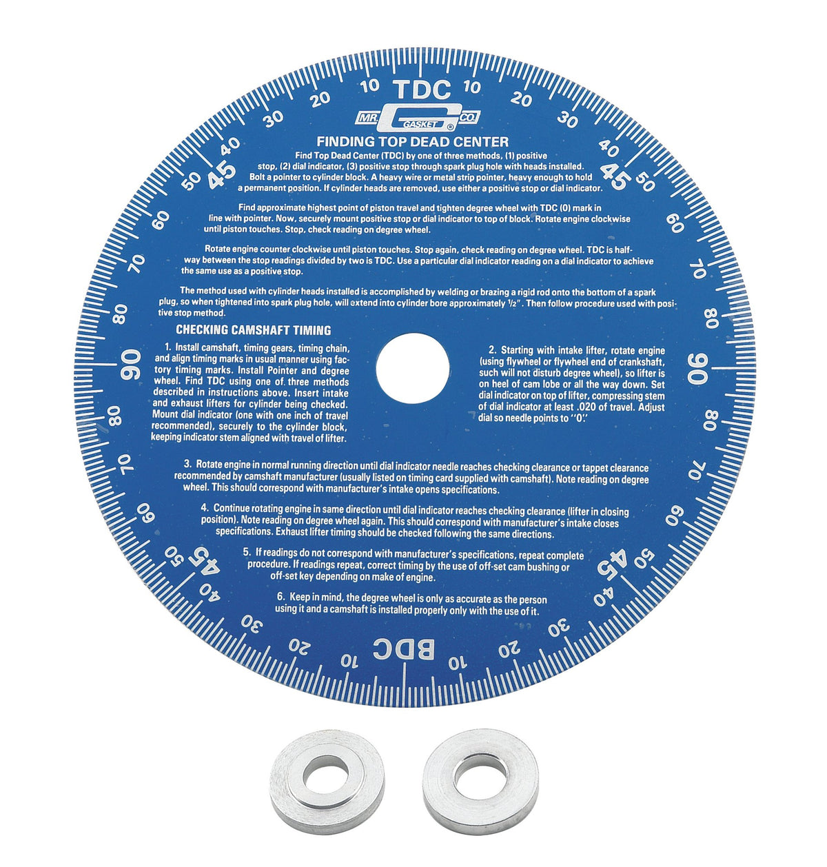 Mr. Gasket Cam Degree Wheel - 1570