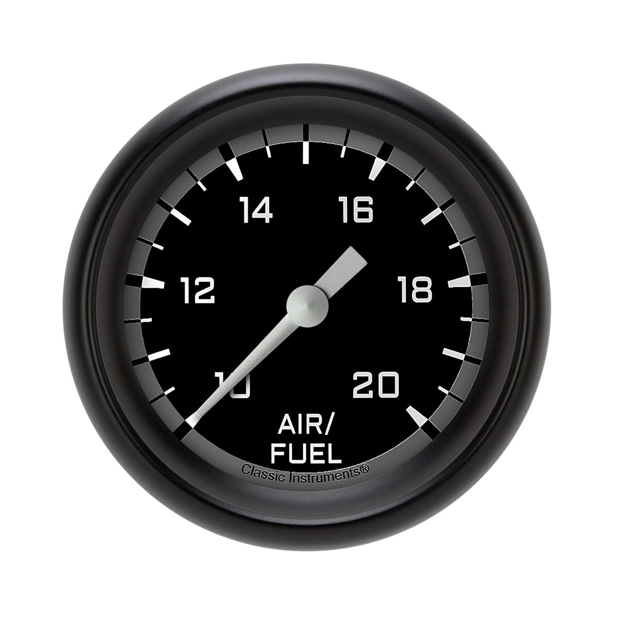 Classic Instruments Autocross Gray 2-1/8" Air Fuel Ratio Gauge - AX194GBLF