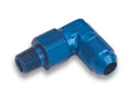 Earl’s 90 Degree -6 AN Male to 1/4" NPT Male Swivel - 922106ERL