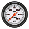 Classic Instruments Velocity White 2-1/8" Air Pressure Gauge - VS118WBLF