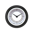 Classic Instruments Classic White 2-1/8" Clock W/Reset - CW90BLF