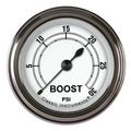 Classic Instruments Classic White 2-1/8" Boost Gauge (30 PSI) - CW142SLF