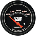 Classic Instruments Velocity Black 2-5/8" Transmission Temperature Gauge - VS227BBLF