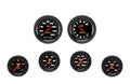 Classic Instruments Velocity Black Six Gauge Set Black Performance Bezel - VS301BBPF