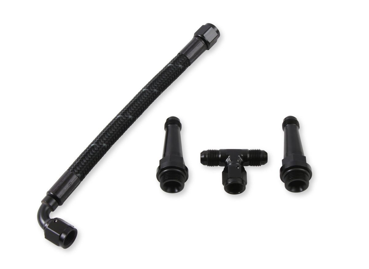 Holley Sniper EFI Stealth 4150 Braided Fuel Crossover Kit - 534-236