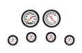 Classic Instruments Velocity White 2-1/8" Full Sweep Six Gauge Set - VS101WBPF