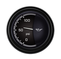 Classic Instruments AutoCross Gray 2-1/8" Oil Pressure Gauge - AX81GBLF
