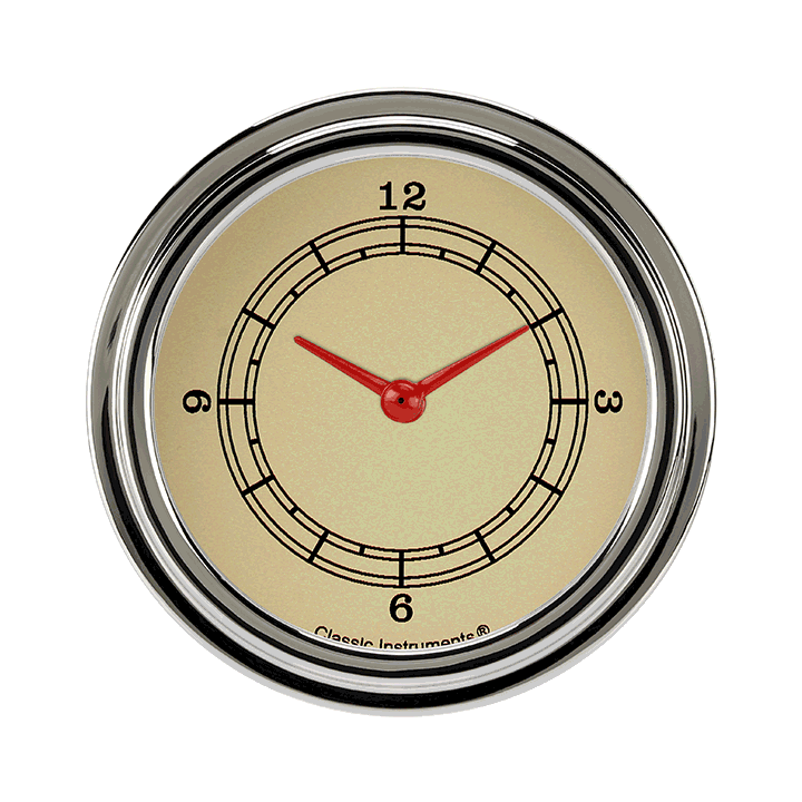 Classic Instruments Vintage 2-5/8" Clock - VT92SLF