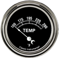Classic Instruments Traditional 2-5/8" Short Sweep Water Temperature Gauge - TR226SLF-12
