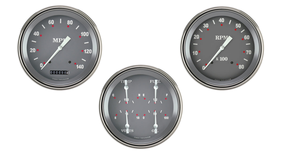 Classic Instruments SG Series 5" Speed, Quad and Tach GM - SG53SLC