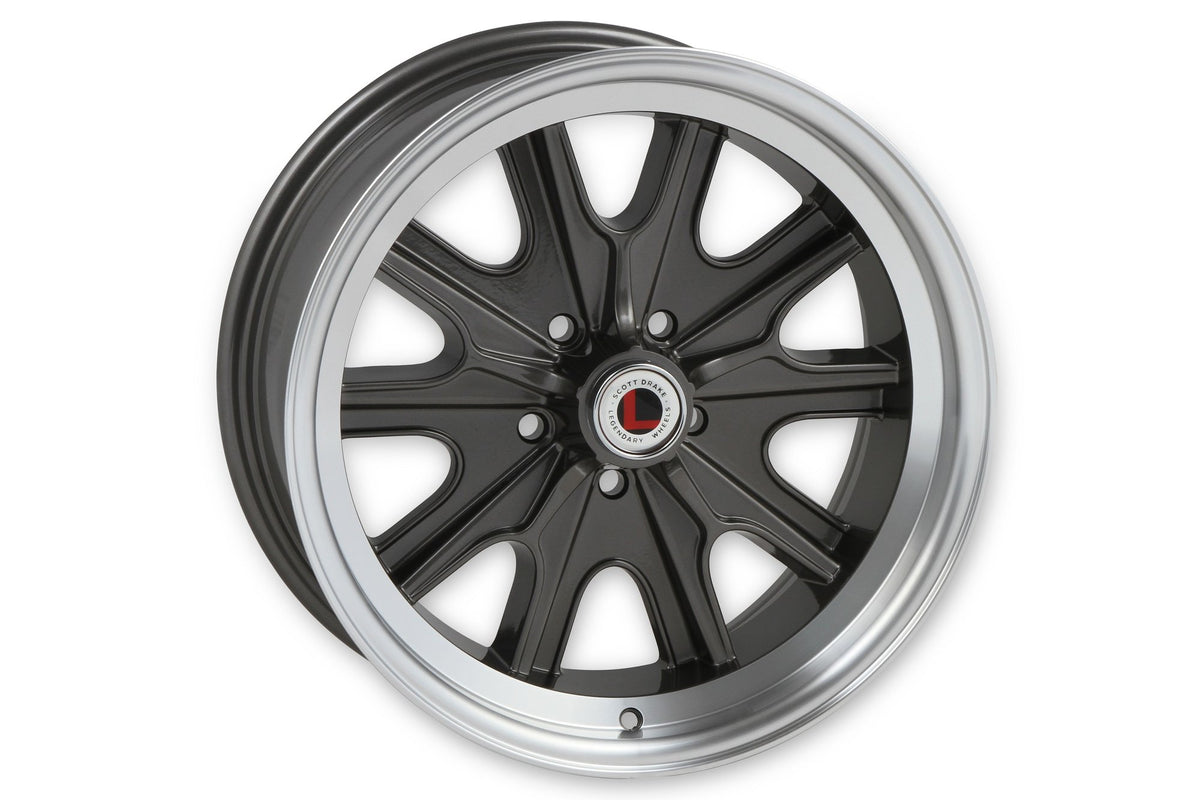 Legendary Wheel HB45 - 17x7 - 5x4.5 - 4.25 BS - Charcoal/Machined - LW90-70754B