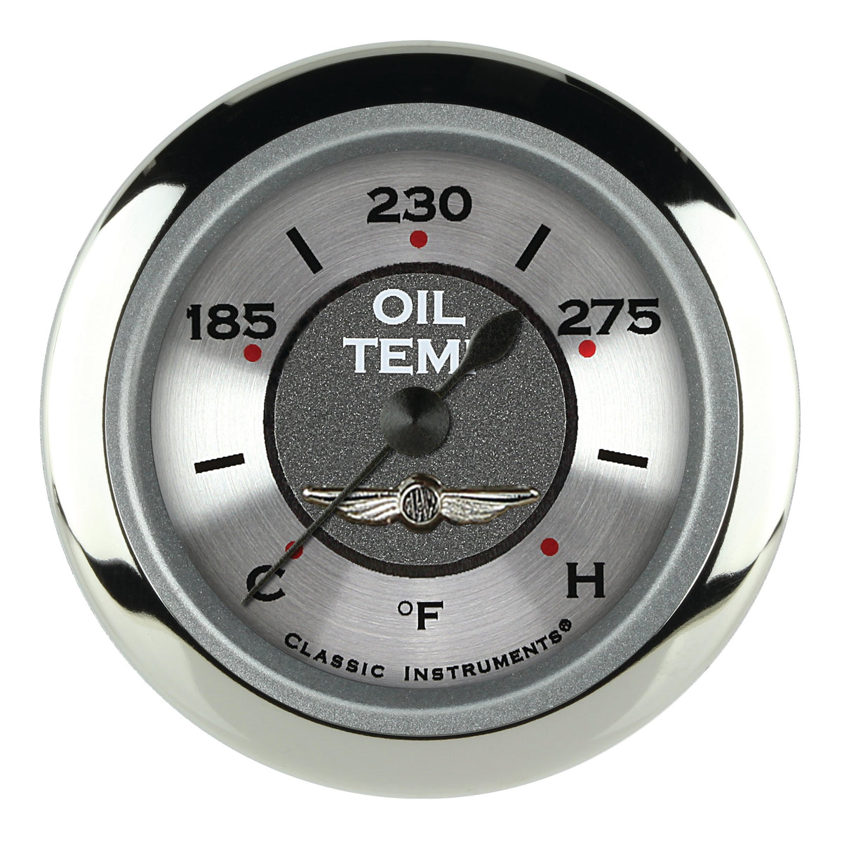 Classic Instruments All American 2-1/8" Oil Temperature Gauge - AW128SRC
