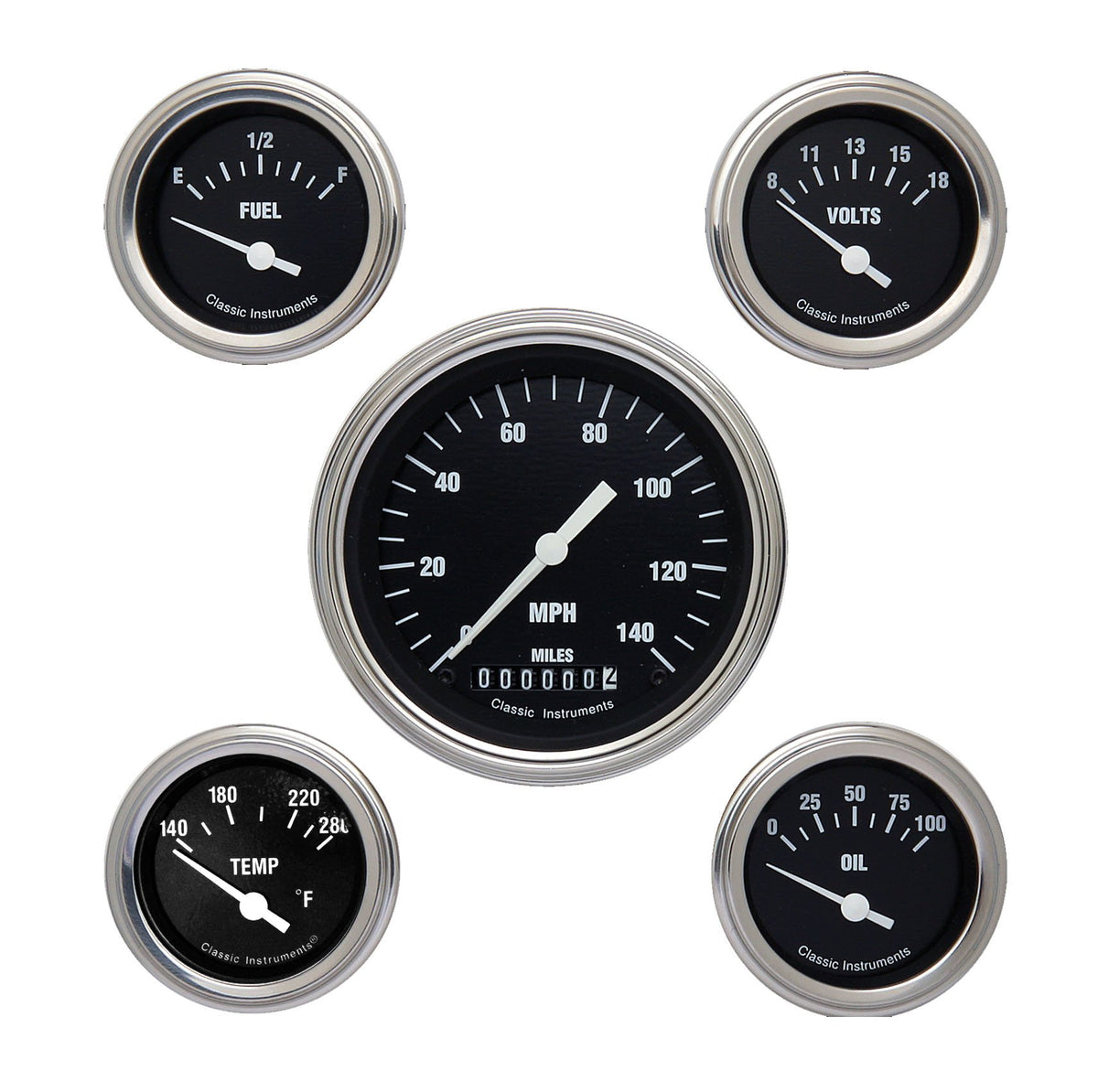 Classic Instruments Hot Rod Series - HR00SLF