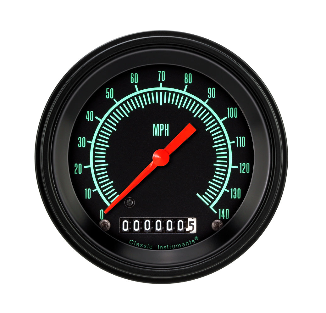Classic Instruments G/Stock 3" Speedometer Gauge (140 MPH) - GS55BLF