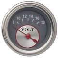 Classic Instruments Silver Series 2-1/8" Volt Gauge - SS30SLC