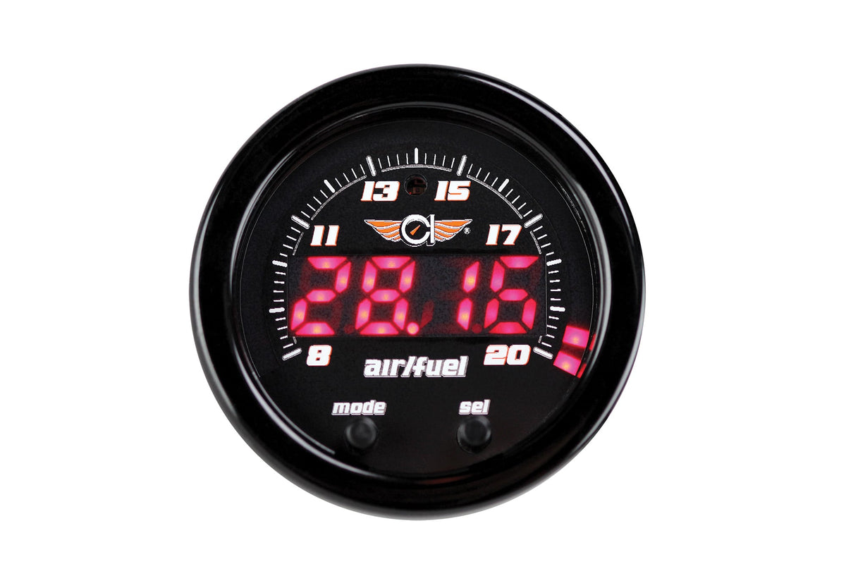 Classic Instruments Velocity Black Digital  2-1/8" Air Fuel Ratio Gauge - VS194BD