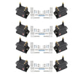 MSD Ignition Coil - High Output - Black - 8-Pack - 828038