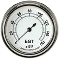 Classic Instruments Classic White 2-5/8" Exhaust Gas Tempature Gauge - CW398SLF