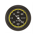 Classic Instruments Autocross Yellow 2-1/8" Boost/Vacuum Gauge - AX141YBLF