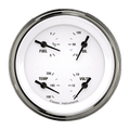 Classic Instruments White Hot 3" Quad Gauge (75-10 Ohm) - WH73SLC