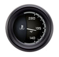 Classic Instruments Autocross Gray 2-1/8" Water Temperature Gauge - AX26GBPF