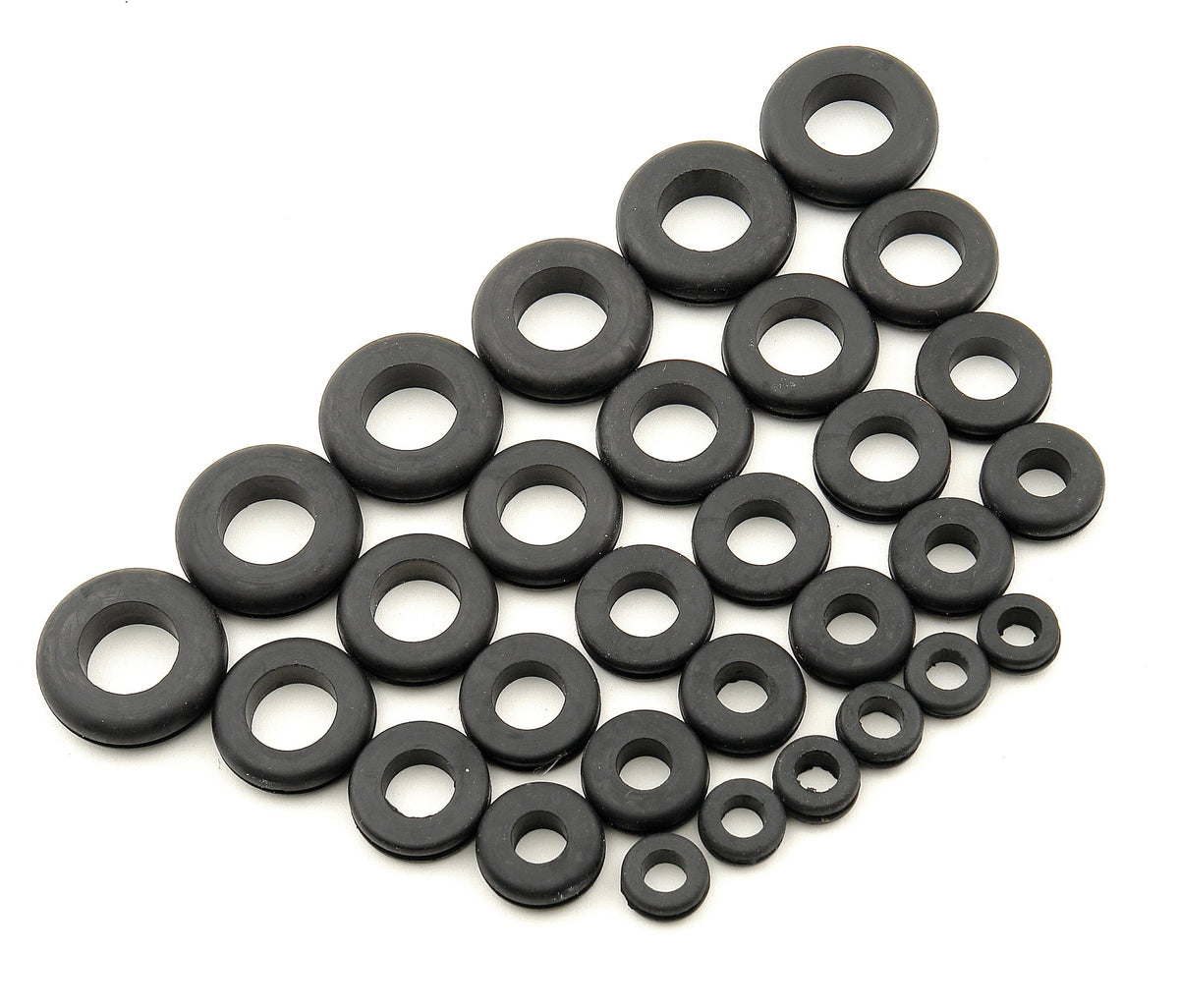 Mr. Gasket Grommet Assortment - Rubber - Package Of 30 - 3706