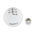 Hurst Shift Knob - 6 Speed - White - 1630040
