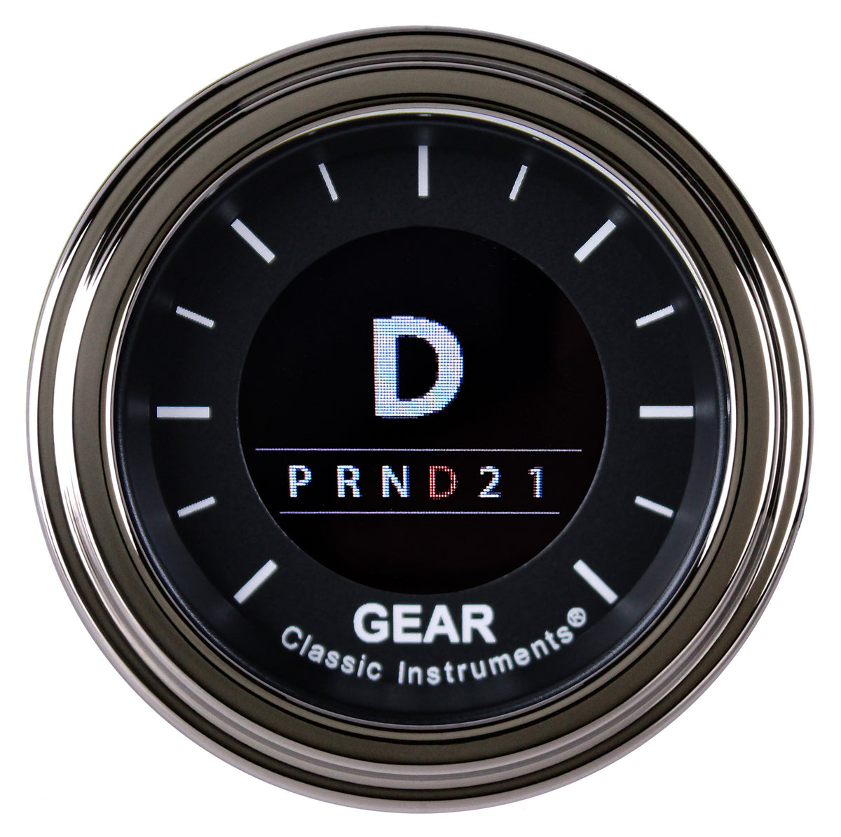 Classic Instruments Hot Rod 2-1/8" Digital Oled Gear Indicator - HR06DSLF