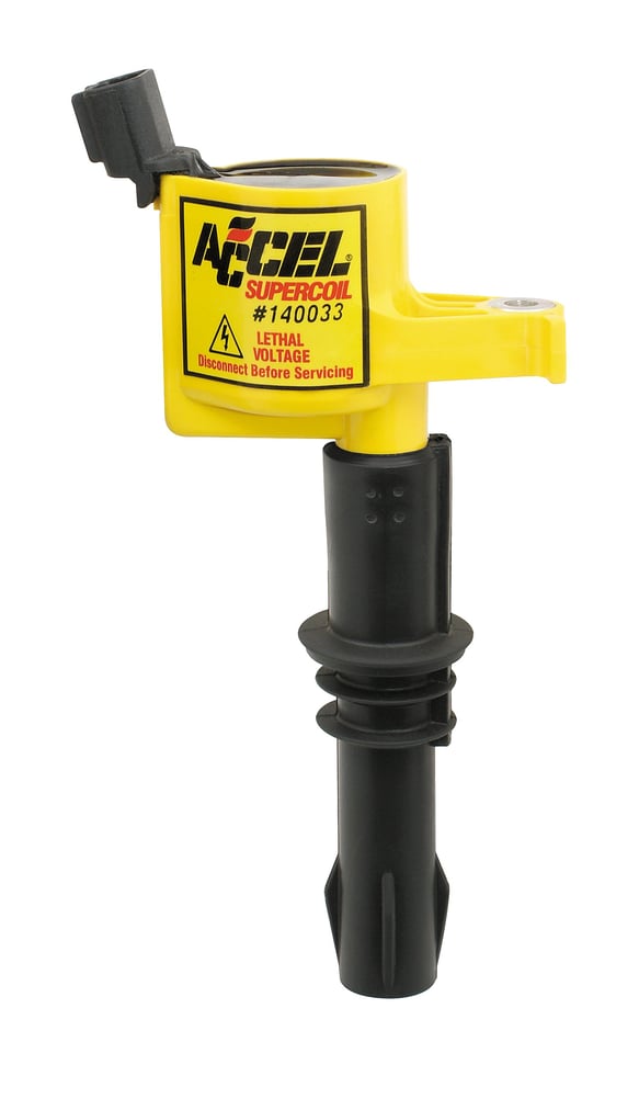 Ignition Coil- SuperCoil- 2004-2008 Ford 4.6L/5.4L/6.8L 3-valve- Yellow-Individu 140033
