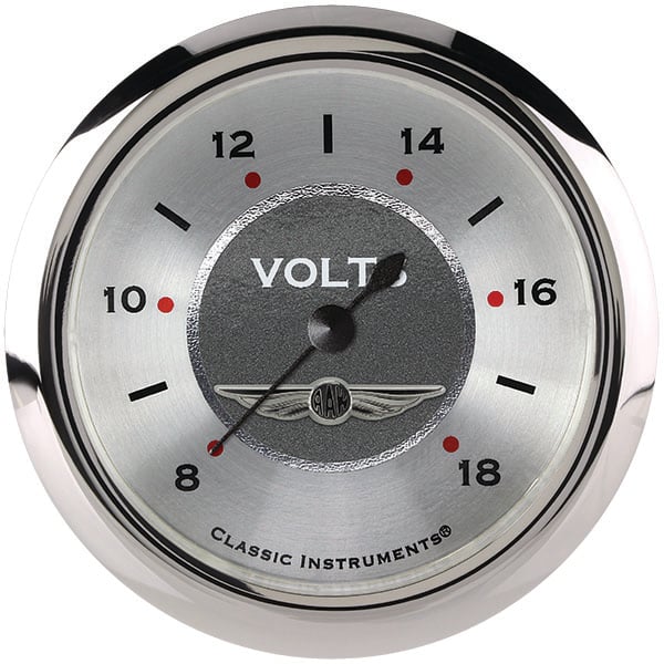Classic Instruments All American 2-5/8" Volt Gauge - AW330SRC