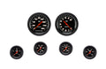 Classic Instruments Velocity Black 2-1/8" Full Sweep Six Gauge Set - VS101BBPF