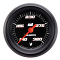 Classic Instruments Velocity Black 2-1/8" Oil Temperature Full Sweep Gauge - VS128BBPF