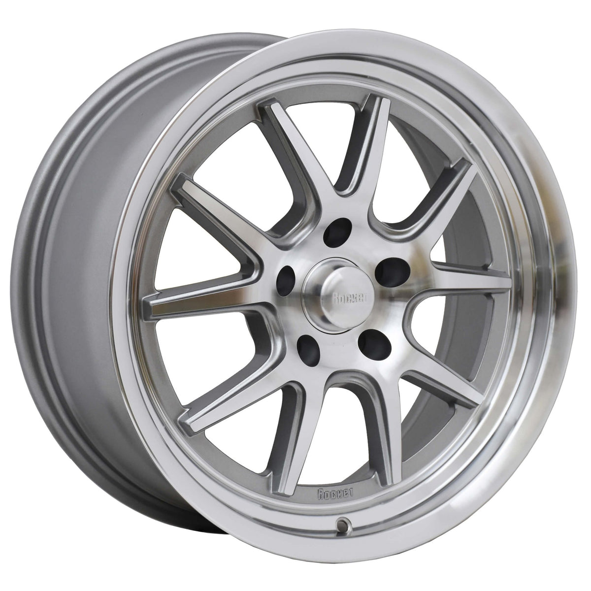 Rocket Racing Wheels TTR19 Attack - Titanium/Machined - TTR19-886155
