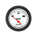Classic Instruments Velocity White 2-1/8" Volt Gauge - VS30WBLC