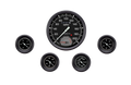 Classic Instruments AutoCross Gray Five Gauge Set - AX165GBPF