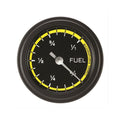 Classic Instruments Autocross Yellow 2-1/8" Fuel Level Gauge - AX109YBLF