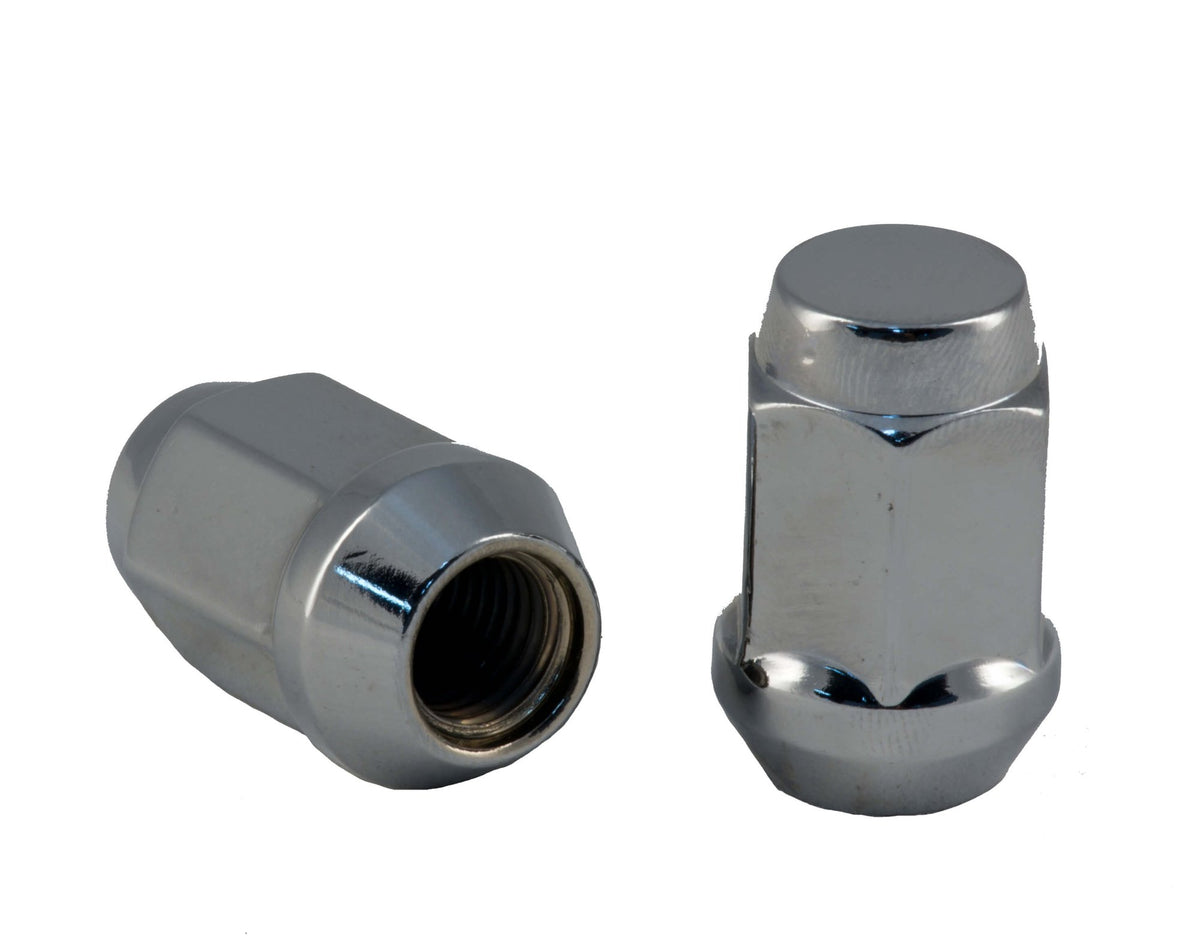 Rocket Racing Wheels M14x1.5 Chrome Bulge Acorn Lug Nut, 3/4 Hex - 1 PC - C1709H34