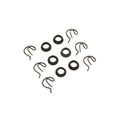Mr. Gasket Shifter Bushing Kit - Steel Clips And Bushings - 11