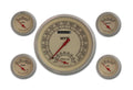 Classic Instruments Vintage 5" Speedo/Tach With 2-1/8" Fuel/Temp/Volt/Oil GM - VT65SLC