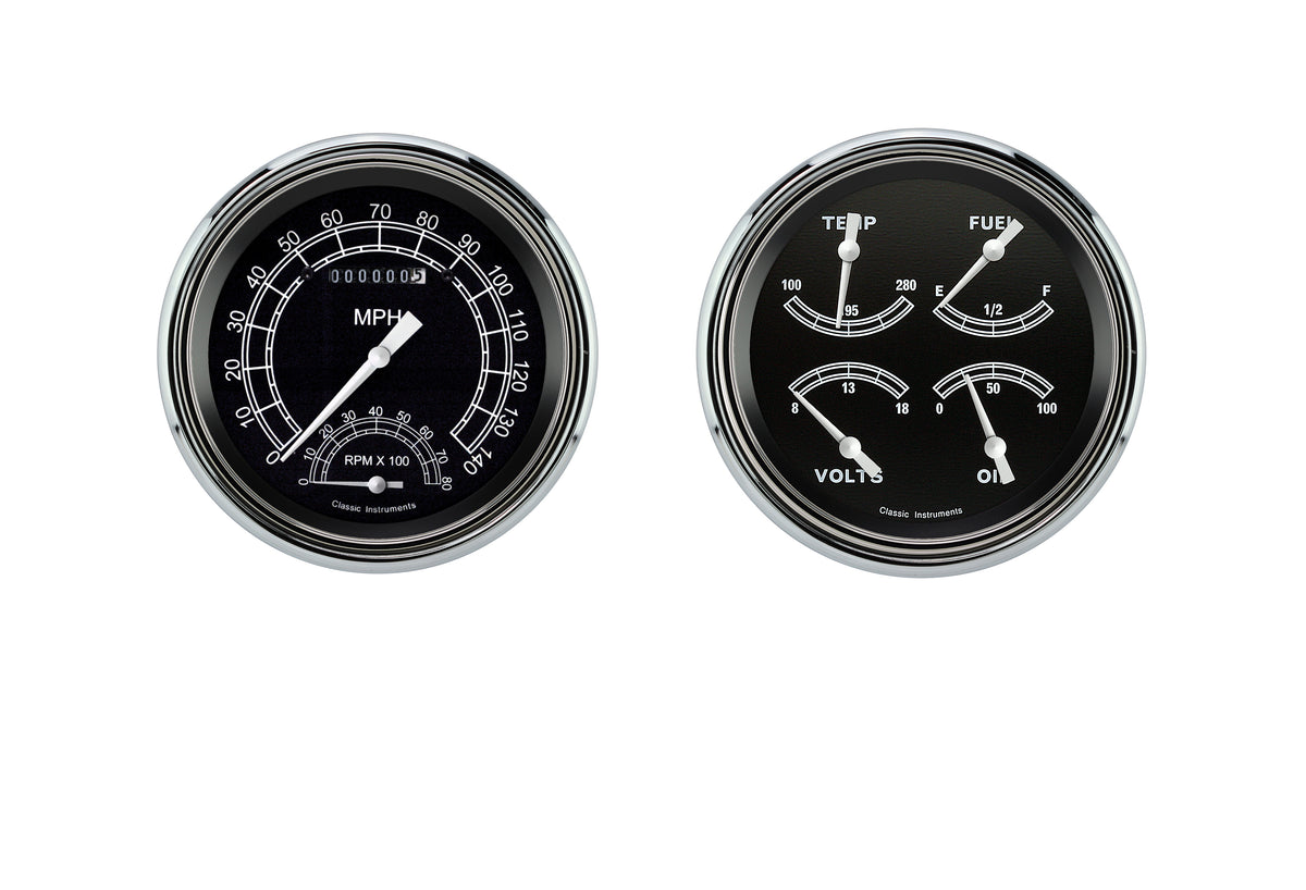 Classic Instruments 1947-53 Traditional Chevy Truck - Speedtachular/Quad-LS - CT47TR62-LS