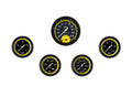 Classic Instruments AutoCross Yellow 3" Ultimate With 2-5/8" Fuel/Water/Temp/Oil - AX335YBLF