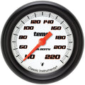 Classic Instruments Velocity White 2-5/8" Stock Eliminator Tempature Gauge - VS329WBPF