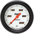 Classic Instruments Velocity White 2-5/8" Fuel Pressure Gauge (100 PSI) - VS346WBPF