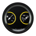 Classic Instruments AutoCross Yellow 3-3/8" Fuel & Oil Dual - AX72YBLF